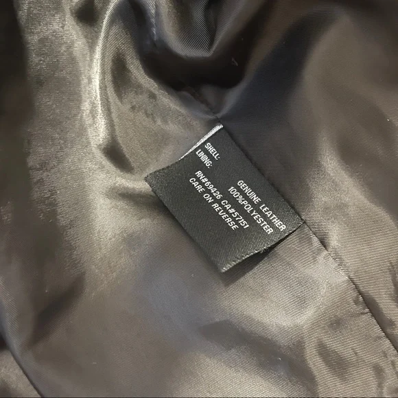 WILSONS LEATHER Genuine Butter Soft Black Leather Jacket - Picture 3 of 7